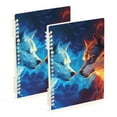 thumbnail image 6 of Artistic Wild Wolfs Animal Spiral Journal Notebook College Ruled Notebook 8.3" x 5.7" A5 Lined Thick Paper Page, 6 of 6