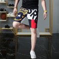 thumbnail image 3 of Pantalones cortos deportivos para hombre, elegantes, a granel, novedosos, sueltos, finos, de verano, para personalizar, ropa de calle con hielo, pantalones cortos para hombre, tallas XL y XXL, 3 of 5