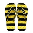 thumbnail image 3 of ZTTD Men Shoes Flat Bottom Herringbone Slippers Flip Flops Fashion Summer Sandals Flat Bottom Men's Flip Flops Beach Sandals Yellow, 3 of 8