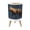 Color 4, variant on Cabin Trash Can with Lid Wildlife Bear Deer Fish Duck Wooden Farmhouse 1.8 Gallon Dog Proof Trash Can Round Garbage Can Waste Bin Wastebasket for Bathroom Bedroom Living Room
