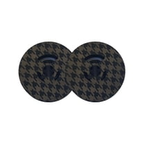 1/2 Inch FJA Universal Typewriter Ribbon - Custom Laser Engraved Twin Spool Typewriter Ribbon (Solid Black Ink) (Houndstooth)