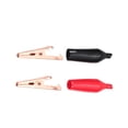 thumbnail image 3 of HUGFEGWE 10 Pcs Pinces Crocodile 10A, Pinces de Test Électriques Crocodile Jumper avec Couvercle Isolant Protecteur Rouge et Noir CA919-116341, 3 of 8