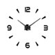 thumbnail image 1 of Diseño de Moda creativo, pegatinas de pared DIY para sala de estar y dormitorio, espejo acrílico de gran tamaño, reloj de pared muy negro JM, 1 of 5