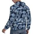 thumbnail image 6 of Sikiie Tropical Leaves Men's Hoodie, Essentials Hoodie, Sweatshirt, Pullover Hooded Sweatshirt for Men-X-Large, 6 of 7