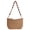 Khaki-2, variant on Women Crochet Round Straw Crossbody Shoulder Bag Handmade Woven Beach Messenger Handbag Purse with Tassels "Beige"