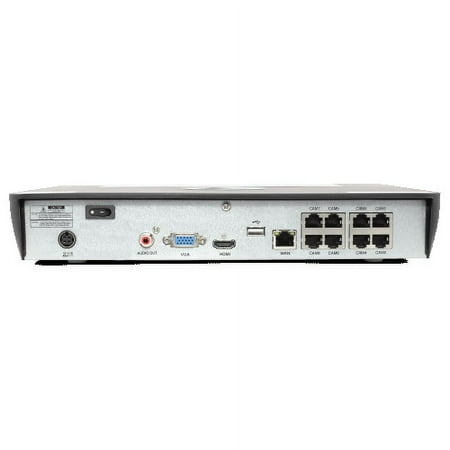 Swann - Pro Enforcer 8-Channel, 4-Dome & 2-Bullet Camera Indoor/Outdoor PoE Wired 4K UHD 2TB HDD NVR Security System - White