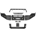 thumbnail image 2 of Hooke Road Full Width Front Bumper Fit 2013-2018 Dodge Ram 1500 with Winch Plate & 4x 18W LED Lights, 2 of 12