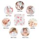 thumbnail image 4 of Washcloth fabric Baby muslin diapers Burp cloths baby towels, 4 of 5