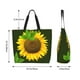 thumbnail image 5 of Disketp Sunflower3 Bolsa Tote Estampada para Mujer, Bolso de Hombro y de Mano para Compras y Viajes, 5 of 8