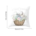 thumbnail image 3 of Fall Pumpkin Throw Pillow Cover, 18*18" Seasonal Autumn Thanksgiving Harvest Decoration for Home Sofa Couch, 3 of 4