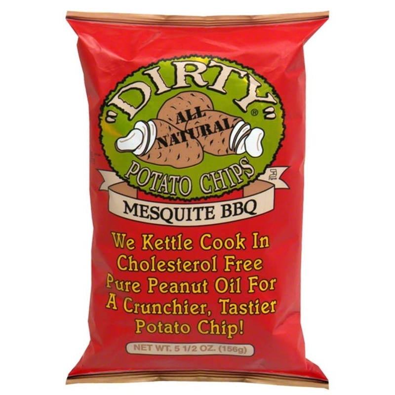 Dirty Potato Chips Mesquite BBQ, 5.0 OZ Case of 12