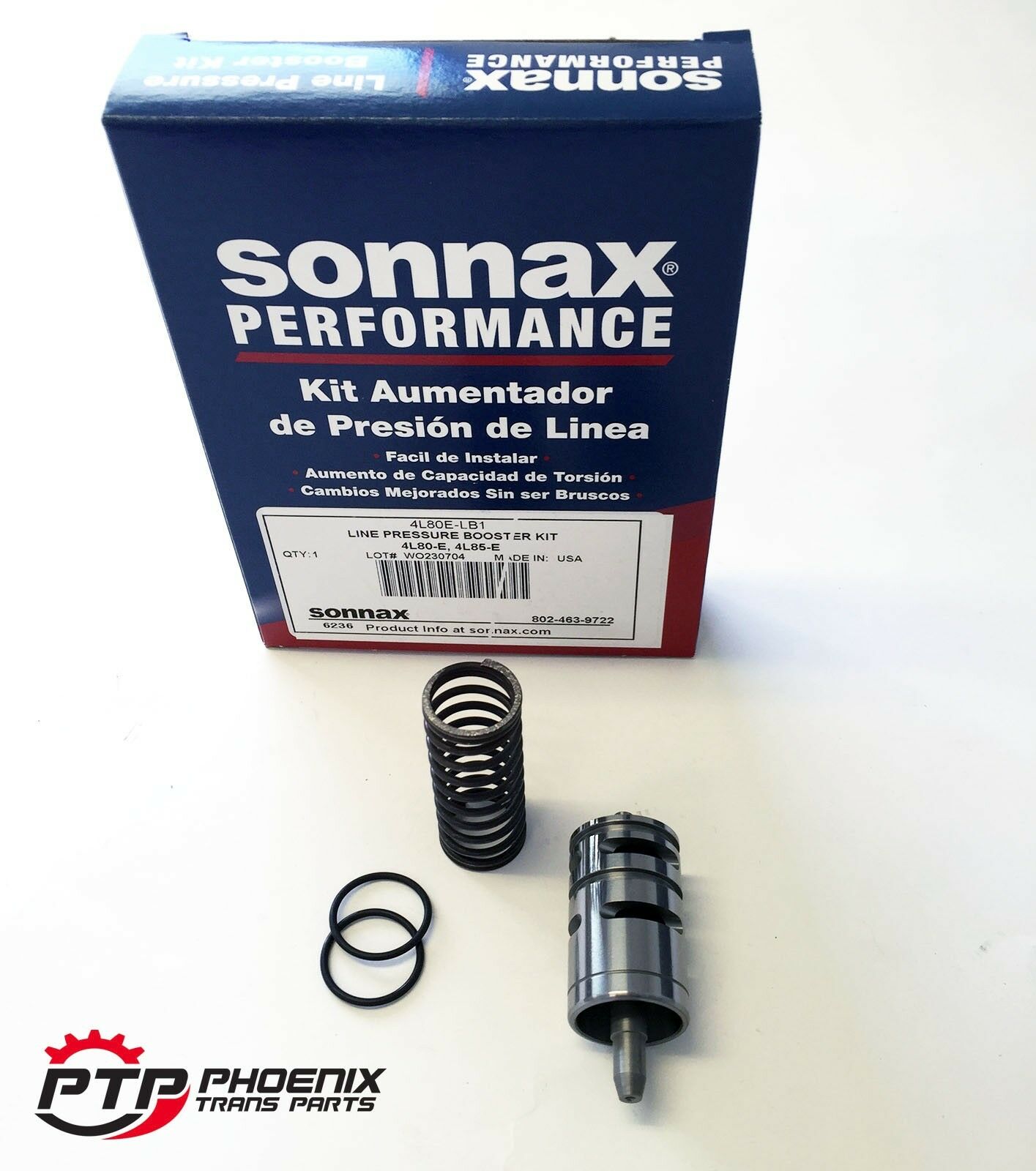 4L80E Transmission Line Pressure Boost Valve Kit Sonnax 4L80ELB1