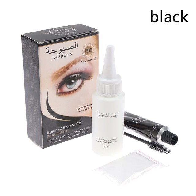 Serie profesional Henna Eyelash Eyebrow Dye Tint Gel Eyelash Brown Black Color Tint Cream Kit, 15 minutos Fast Tint Easy Dye Gao Jinjia LED