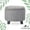 Grey, variant on Finch Bennett Round Storage Ottoman Gray