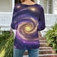 thumbnail image 4 of Tejiojio Womens Summer Crew Neck Casual T Shirt 3/ Length Sleeve Blouses Tops Athletic T-Shirt for Women Graphic S-3XL, 4 of 7