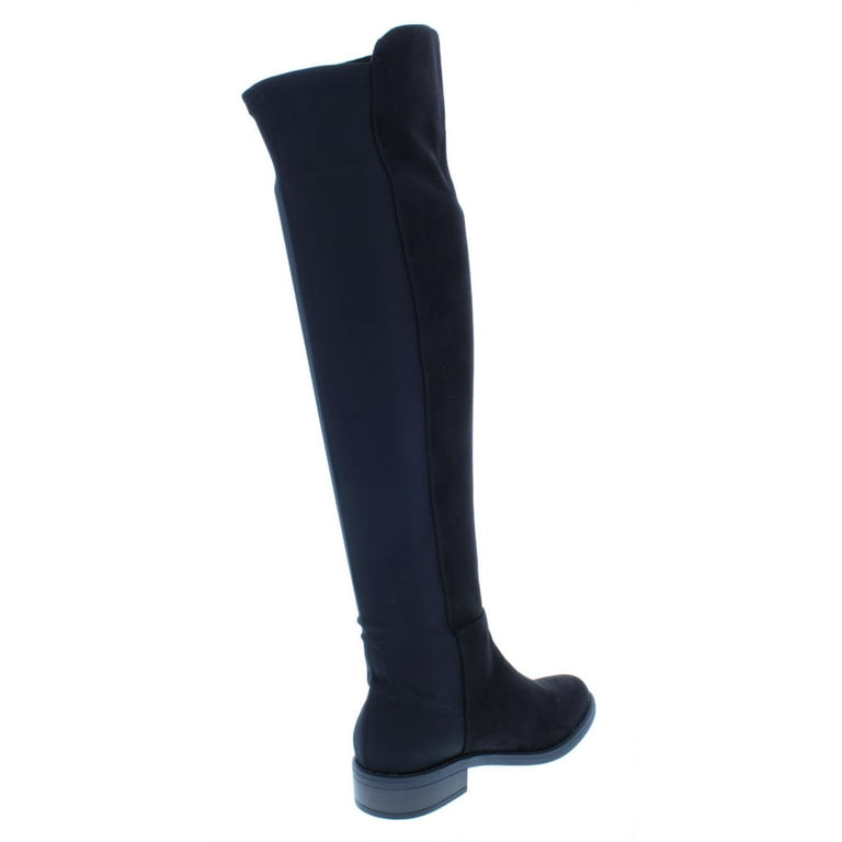Rebel by Zigi Womens Olaa Faux Leather Fashion Over The Knee Boots Walmart