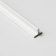 thumbnail image 1 of Sliding Door Bottom Track - Replacement Sliding Screen Door Track System - Easy Assembly Sliding Door Hardware & Replacement Tracks - Modern Flat White Vinyl Bottom Tracks - 96 in, 1 Pieces, 1 of 4