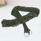 thumbnail image 2 of Hamaca de camping verde gruesa con correa de malla y cuerda de nailon, individual, con amarre (verde militar), 2 of 7