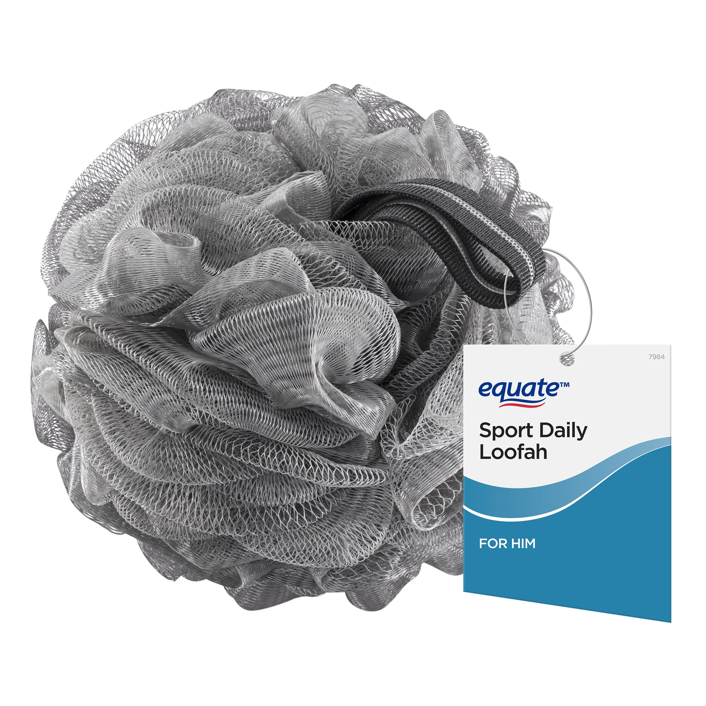 (7 pack) Equate Men's Sport Daily Loofah, Color May Vary