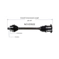 thumbnail image 6 of GSP NCV23522 CV Axle Assembly, 6 of 7