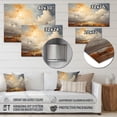 thumbnail image 4 of Designart "Clouds Prairies compositions V" Landscapes Metal Wall Art Prints, 4 of 5