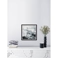 thumbnail image 3 of Parvez Taj "Black and White Smudges" Framed Painting Print, 3 of 6