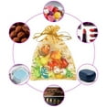 thumbnail image 4 of 300 Pcs Organza Bags for Gifts, Gold Sheer Drawstring Bags 3x4 4x6 5x7 Inch for Bulk Wedding Favor Bags, Jewelry Pouches, Candy Packaging with Drawstring (Gold, 3x4in 4x6in 5x7in), 4 of 7