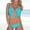 Blue, variant on Wancir 2025 Womens Swimsuits Two Piece O-Ring Triangle Bikini Bathing Side Tie Thongs Set Casual Beach Holiday Swimwear