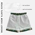 thumbnail image 3 of FORMRS Boys Swim Trunks Quick Dry Mesh Lining Beach Boardshorts, Sizes XS-XL, Green Forest Pattern, 3 of 7
