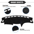 thumbnail image 3 of Unique Bargains Car Dashboard Cover Mat for Subaru Impreza 2008-2011 Black Center Console Interior Trim Dash Board Mat, 3 of 7