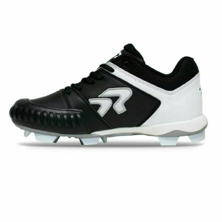 UPC: 0840238708541 | Softball Cleat Ringor Flite With Pitching Toe Molded Women s Softball- Black
