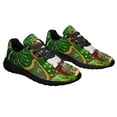 thumbnail image 6 of Basset Hound Dog Happy Patrick's Day Shoes Sneakers Black Size 8, 6 of 7