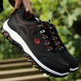 thumbnail image 6 of Men'S Fashion Outdoor Hiking Sneakers - Low Top Durable Trekking Shoes with TPR Sole, Comfortable Non-Slip for Male Activities, Lace-Up Closure, Microfiber Synthetic Upper, 6 of 9