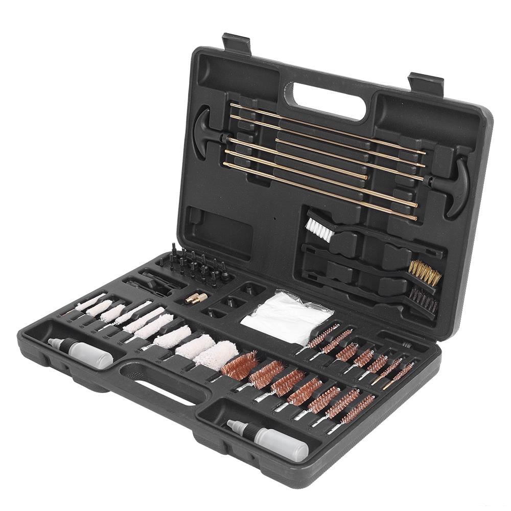 9X Pistol Cleaning Kit Carrying Case for Kit Caliber Hand Guns 22 357 38 9mm 40 