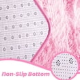 thumbnail image 2 of OldPAPA Fluffy Rugs for Living Room, Washable Rugs, 4x6 Area Shag Rugs for Bedroom, Girls Boys Room Decor,Upgrade Anti-Skid Small Carpet for Home Decor Aesthetic,Pink, 2 of 9