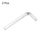 thumbnail image 3 of Llave de cabeza cuadrada en forma de L Uxcell 2Pack 8mm CrV, llaves cuadradas duraderas con precisión para reparaciones en el hogar, plateado, 3 of 7