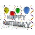 thumbnail image 2 of Happy Birthday Wall Mural by Wallmonkeys Peel and Stick Graphic (36 in W x 26 in H) WM48173, 2 of 4