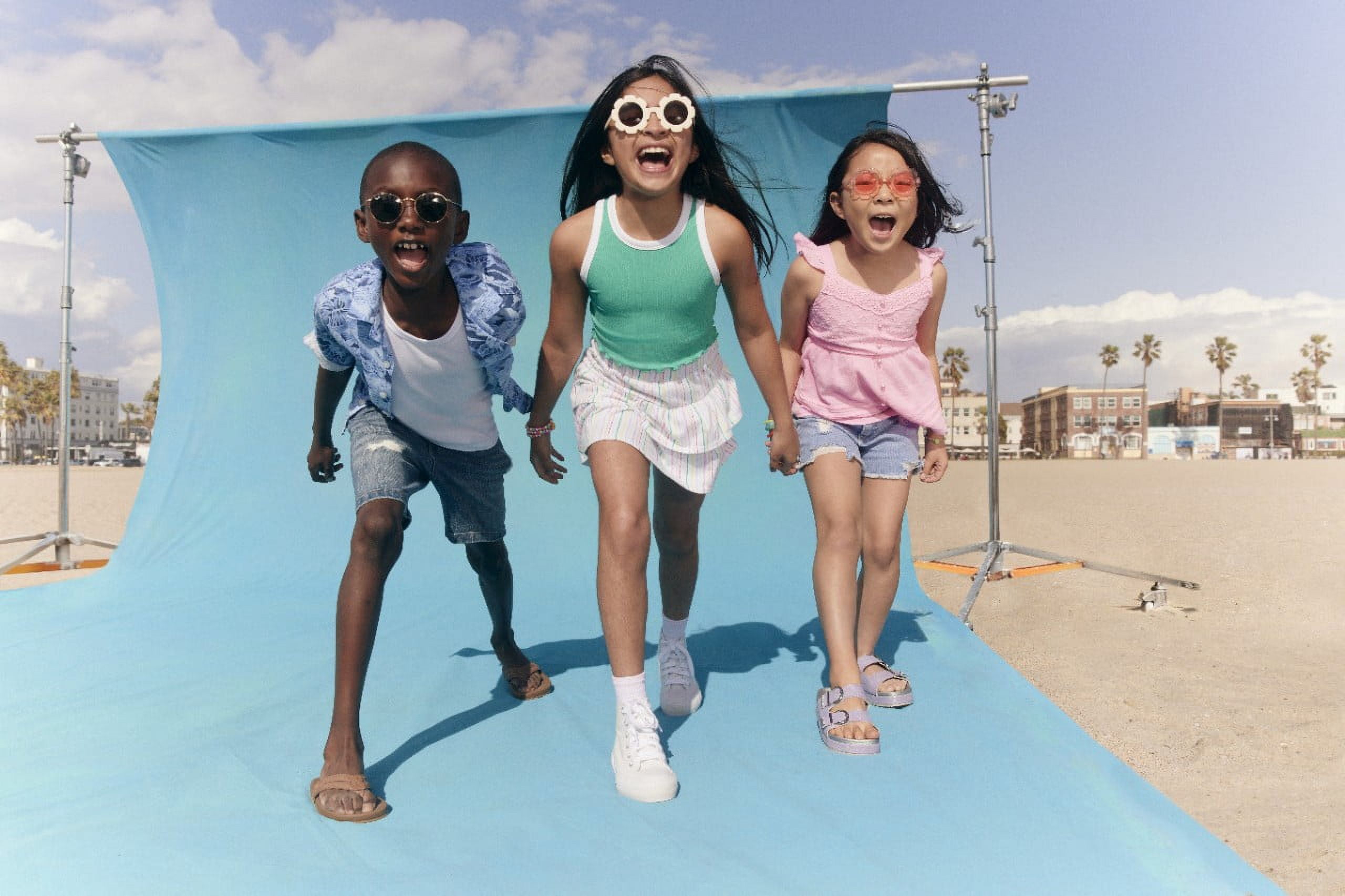 Little Girls and Big Girls Platform High Top Sneakers, Sizes 13-6