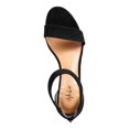 thumbnail image 3 of STYLE & COMPANY Womens Black Goring Ankle Strap Comfort Paycee Round Toe Stiletto Zip-Up Dress Sandals Shoes 9.5 M, 3 of 4