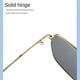thumbnail image 4 of Polarized Sunglasses, Matte Sunglasses, Lightweight and Durable, Cycling Driving Fishing UV Protection (Light Blue), 4 of 5