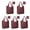 Red Christmas Plaid, variant on 5 Pack Foldable Shopping Bag,Red Christmas Reindeer Pattern Reusable Grocery Bags with Pockets,Large Reusable Tote Bags with Handles Waterproof & Lightweight