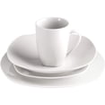 thumbnail image 3 of Gibson Porcelain 16 Pc Dinnerware Set Plates, Bowls, & Mugs, Pearl (2 Pack), 3 of 6