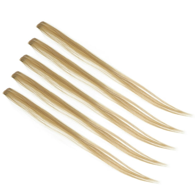 Extensions de Cheveux à Clip, 5 Pcs 55cm Extensions de Cheveux Colorées à Clip pour Femmes Cheveux Synthétiques Haute Température pour Fête et Cosplay
