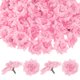 thumbnail image 1 of Uxcell Paquete de 50 Cabezas de Rosas Artificiales, Cabeza de Rosa de Seda Falsa para Bodas/Ramos/Pared de Flores/Artesanías DIY/Decoración de Fiestas, Cabezas de Flores Falsas [Rosa], 1 of 1