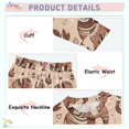 thumbnail image 4 of Dailycode Cotton Pajama Set Snug Fit Long Sleeve Top and Pants for 18M-8Y Elephants and Leaves, 4 of 7