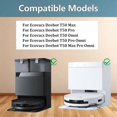 thumbnail image 3 of 2 Set Accessory Kit for Ecovacs Deebot T50 Max T50 Pro T50 Omni T50 Pro Omni T50 Max Pro Mop Pads Dust Bags, 3 of 5