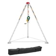 thumbnail image 1 of KFFKFF Kit de Trépied pour Espace Confiné, Treuil de Levage de Trépied de Secours Robuste 1200 lbs, Pieds Réglables de 4,1 Pi, Kit Portable avec Câble de 98,5 Pi, 1 of 9