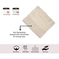 thumbnail image 2 of Home Weavers Modesto Bath Rug 100% Cotton Non-Slip Bathroom Rug Set Machine Washable Bathroom Rug-17"x24", Bath Rug- 21"x34", Ivory Color 2 Piece Bath Rug set, 2 of 9