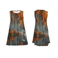 thumbnail image 7 of Naloa White Horse Autumn Birch Print Women's Summer Spring Casual Beach Sundress,Vacation Sleeveless Tank Crewneck Loose Dresses, 7 of 7