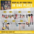 thumbnail image 3 of HMMAGNETS 24" Heavy-Duty Magnetic Tool Holder & Garage Tool Organizer, Steel Wall-Mount Magnet Bar, 3 of 10